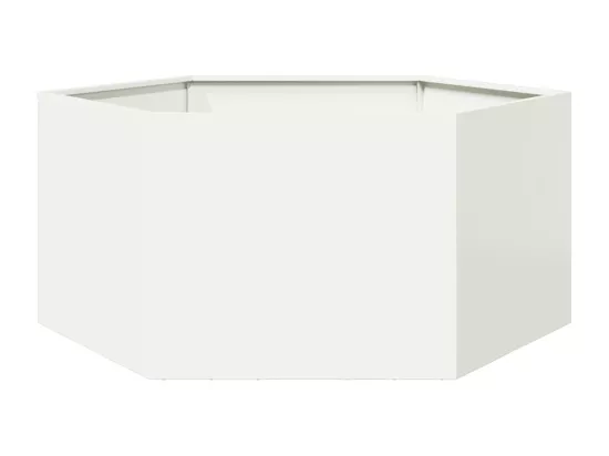 Jardinière bac lit surélevé blanche 104 x 90 x 45 cm 02_0038631