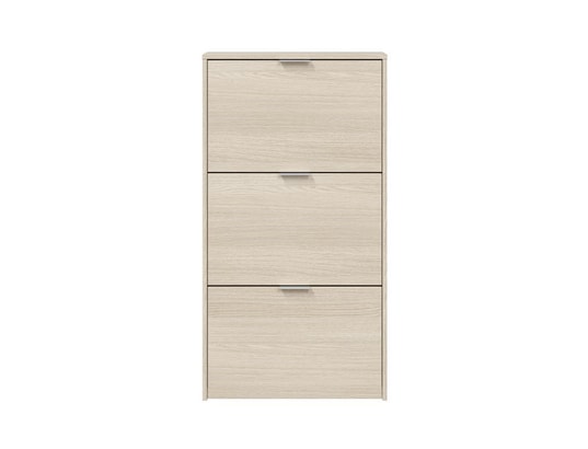 USINESTREET - Meuble à chaussures nolan 3 abattants (18 paires) l60cm x h...