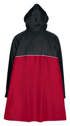 Poncho Vaude Valero Rouge Noir