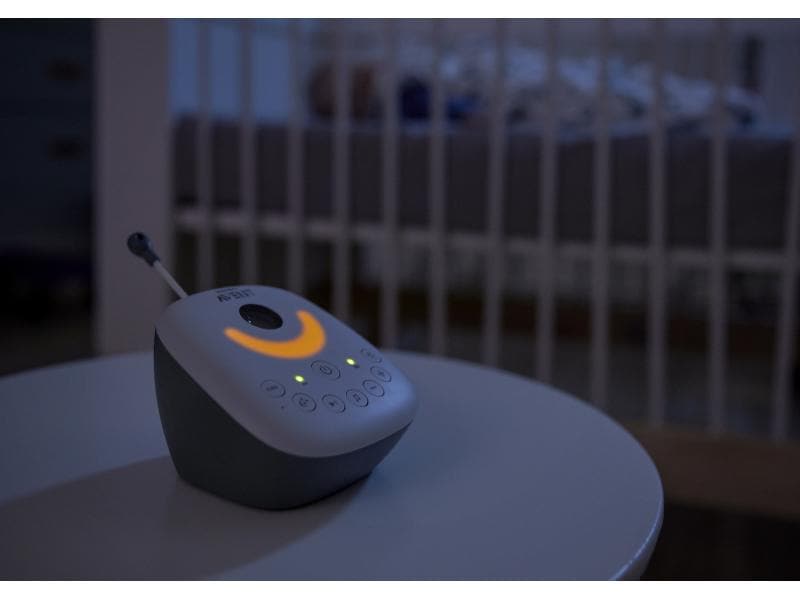 PHILIPS AVENT Babyphone Smart-Eco mit Sternenhimmel-Projekt Zuverlässige und sichere Verbindung zu Ihrem Baby