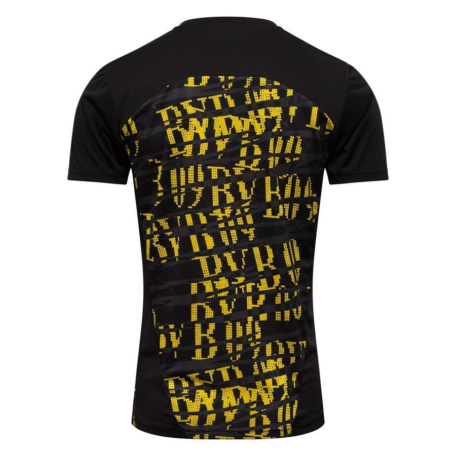 Dortmund T-shirt d'Entraînement Avant-Match - Noir/Faster Yellow
