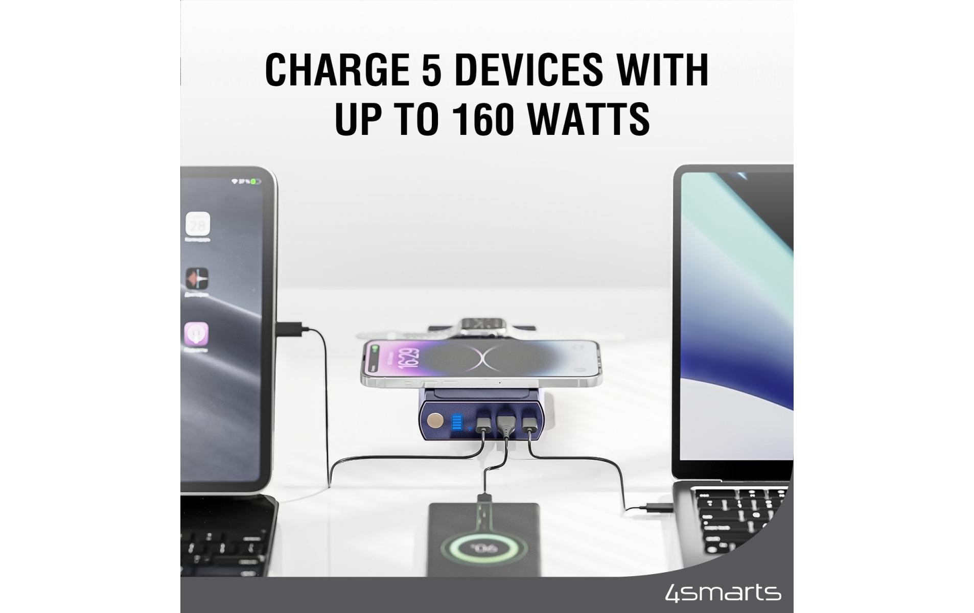 Powerbank Graphene Pro UltiMag 24000 mAh<br>Multiport-Powerbank mit Wireless Charging