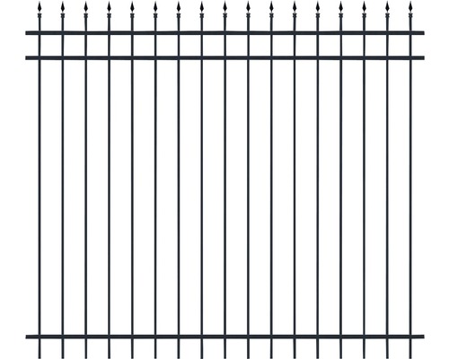 ALBERTS Columbus schuttingpaneel 200 x 180 cm zwart