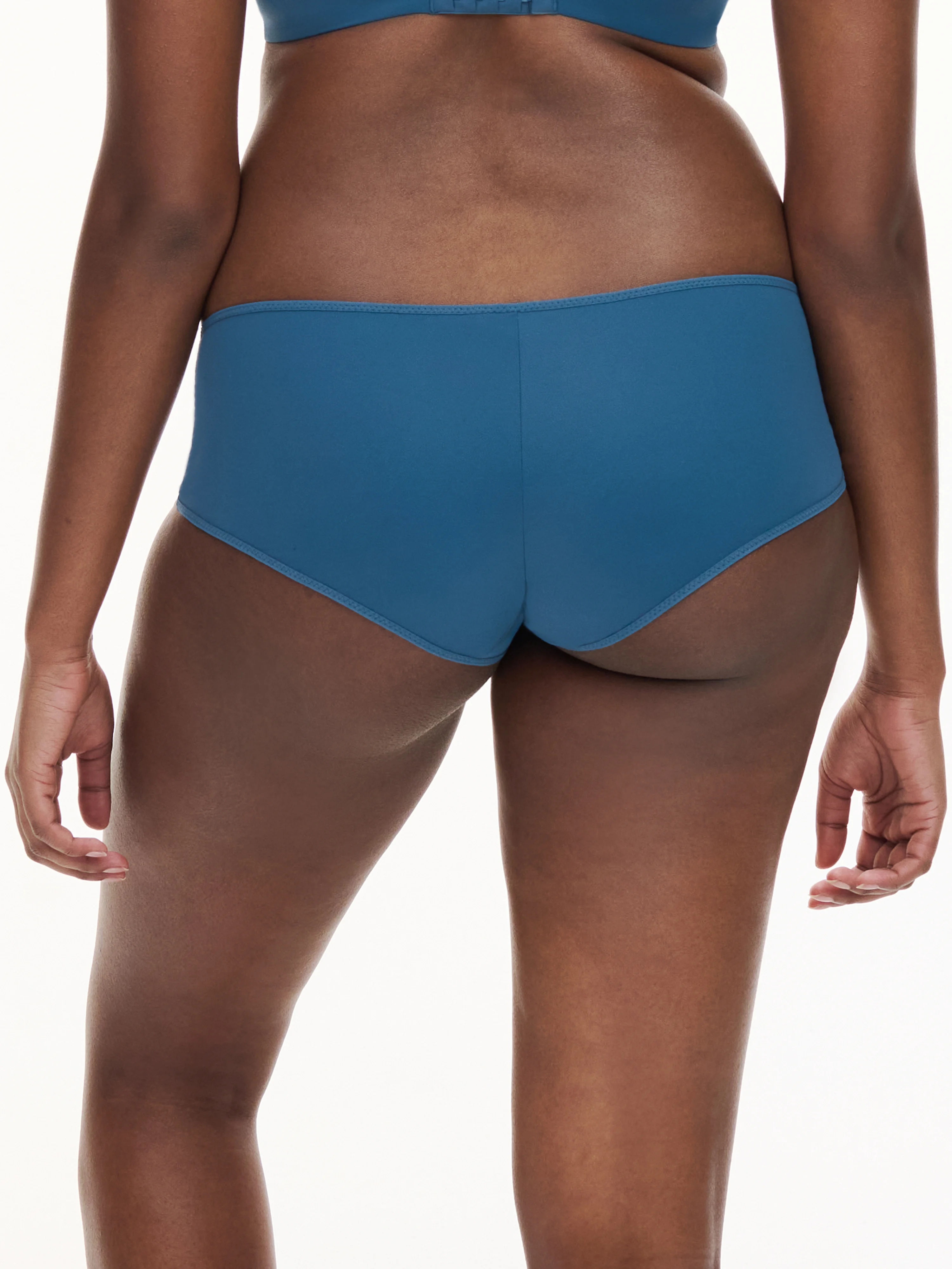 FLORAL TOUCH - Shorty en dentelle | Bleu