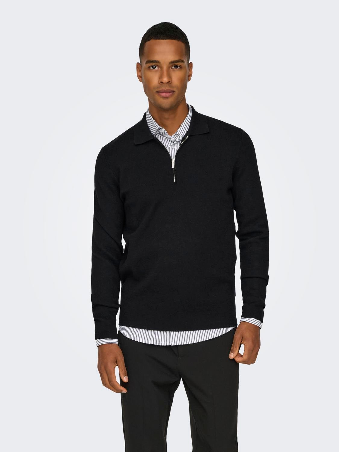 ONSCOOPER Pullover Black