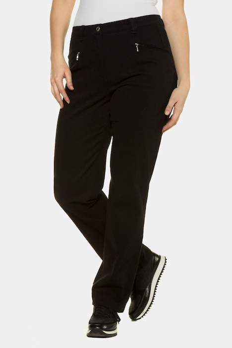 Hose Mony, konisches Bein, Zipptaschen, Stretch