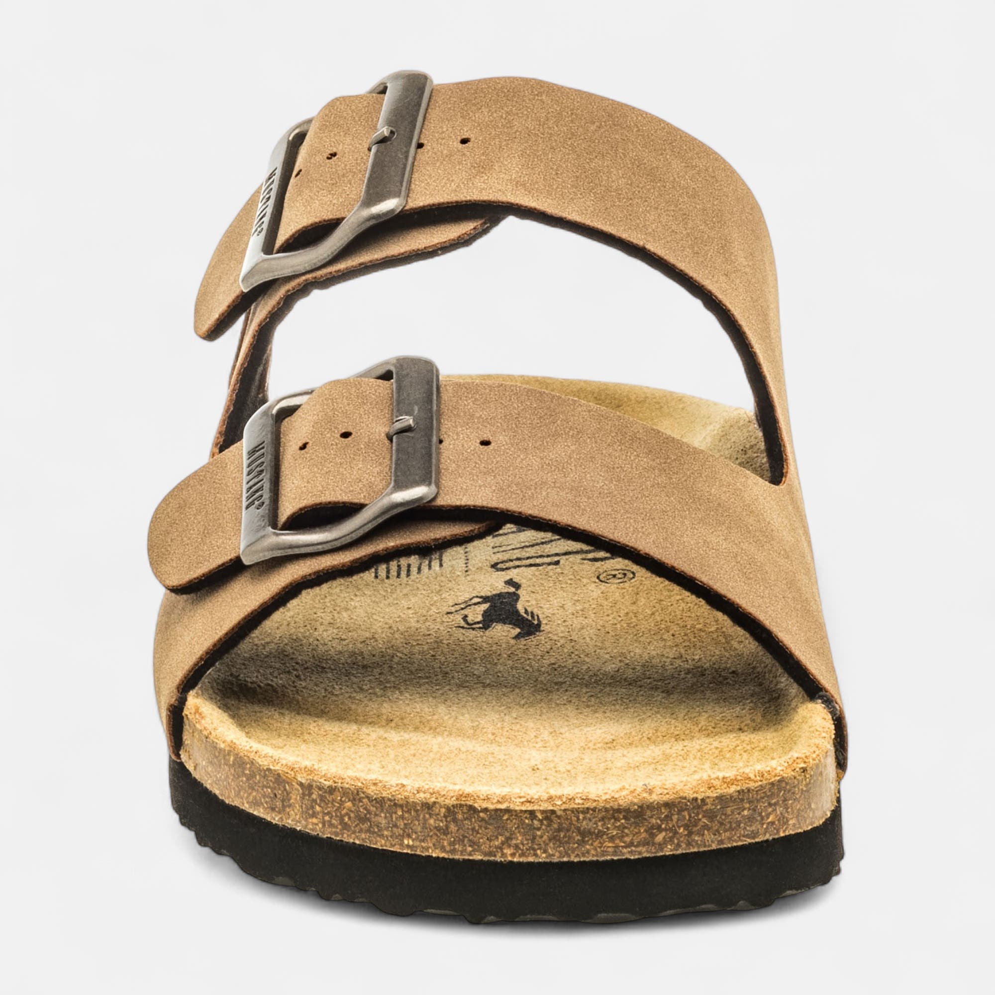 Mules semelle liège Homme beige