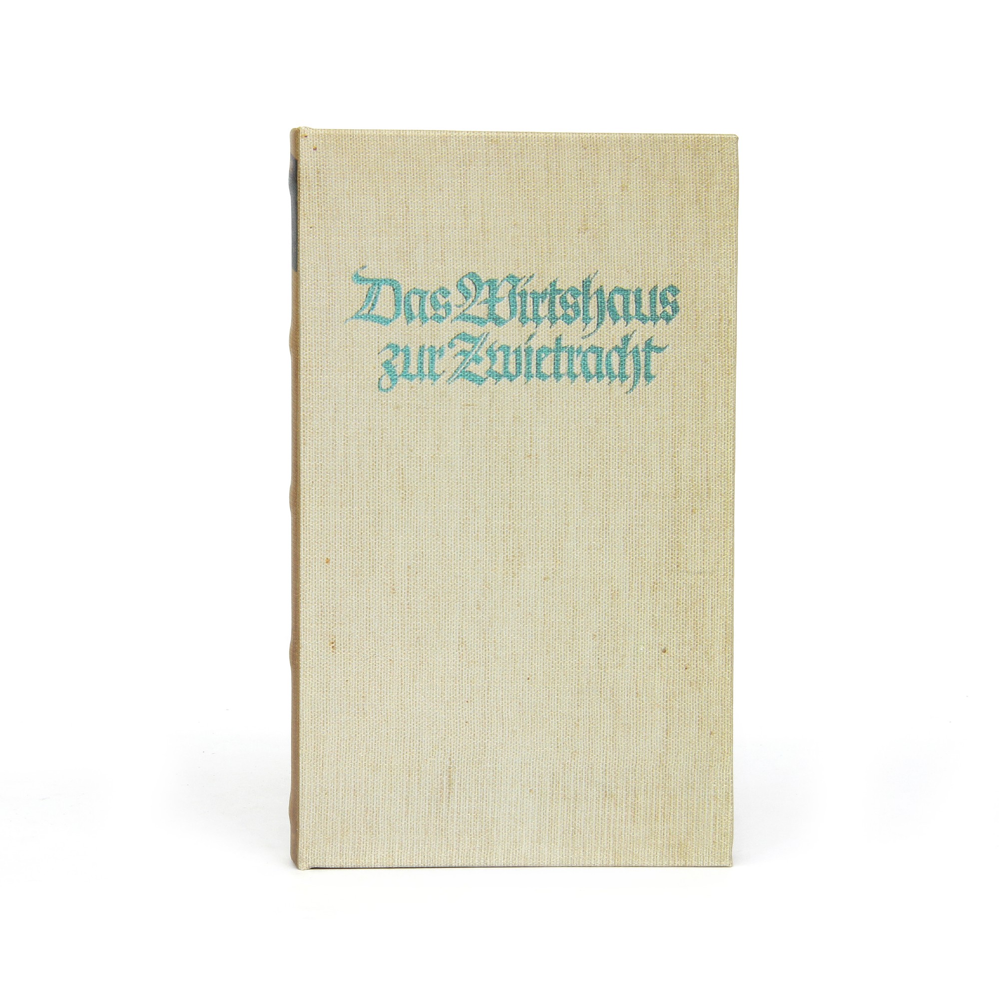 Buchhülle 'Das Wirtshaus zur Zwietracht', T 3 cm, B 13 cm, H 21 cm von fischer's lagerhaus