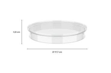 Deksel beslagkom Chef It 1500 ml - transparant