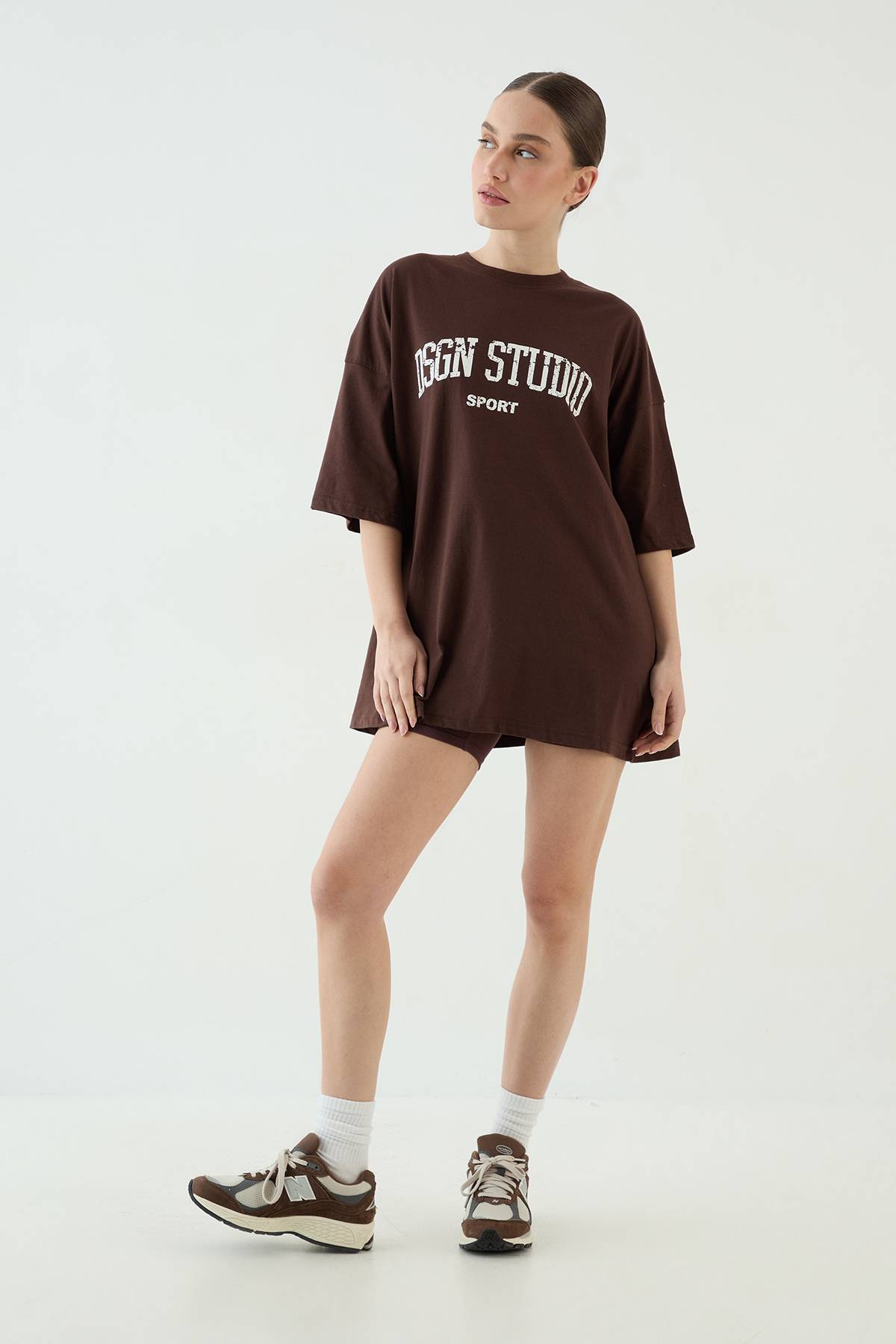 T-shirt Oversize Imprimé Collegiate Dsgn Studio