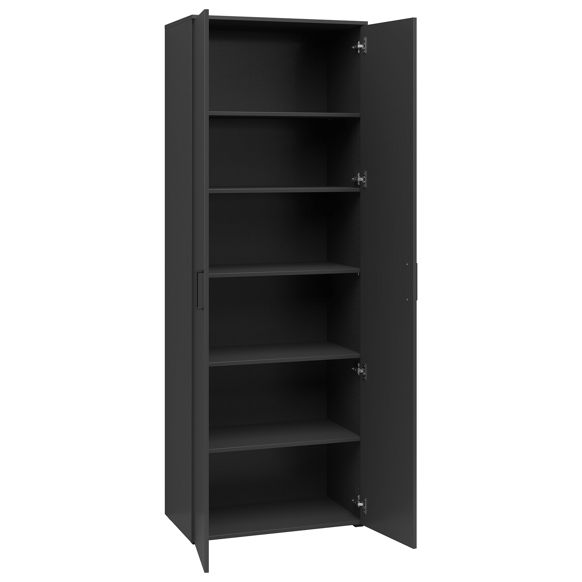 Drehtürenschrank - anthrazit - Breite 70 cm