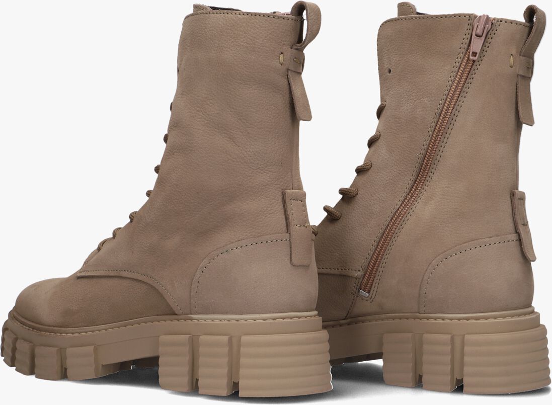 taupe lina locchi enkellaarsjes l1196