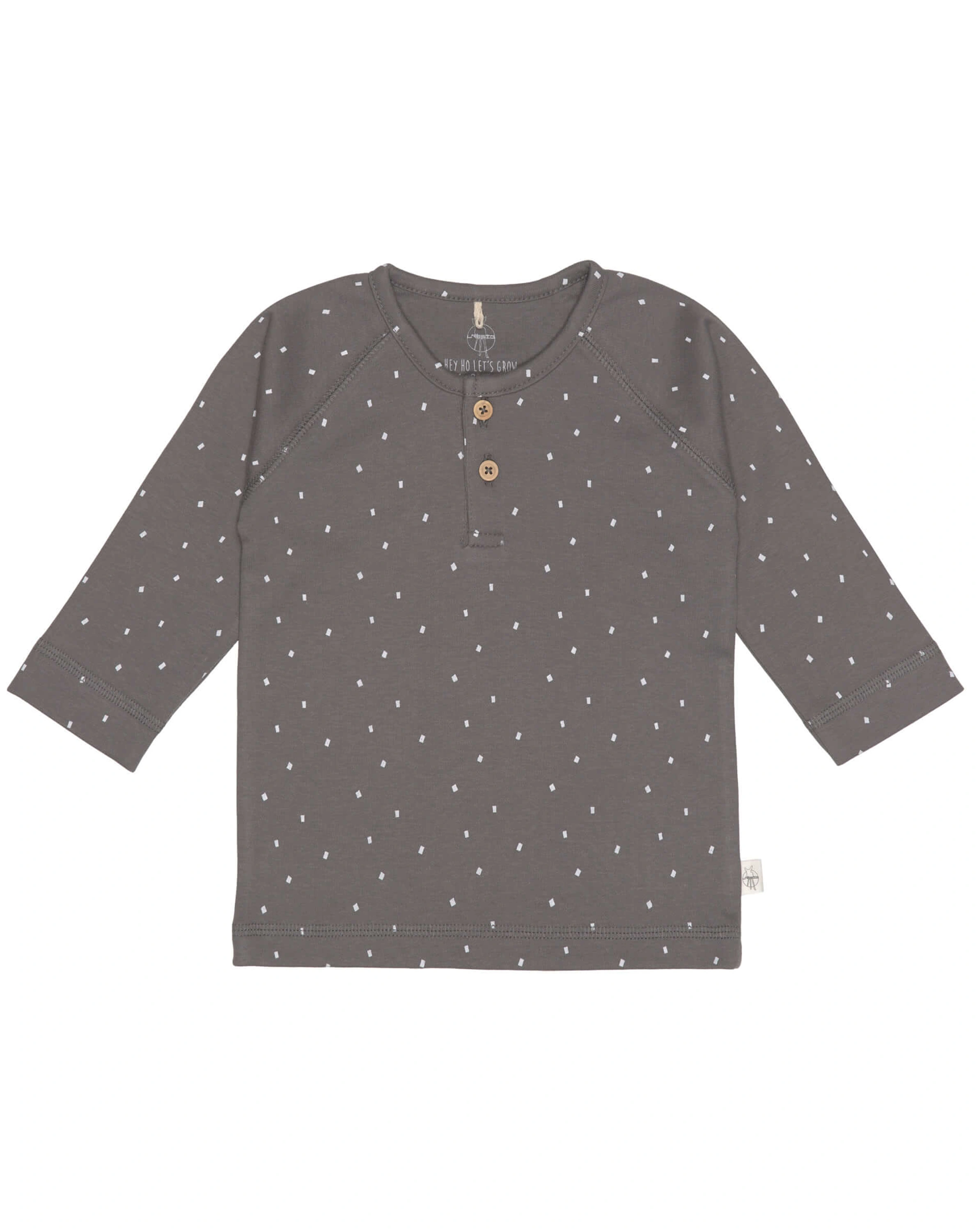 Langarmshirt SPOTS in anthracite
