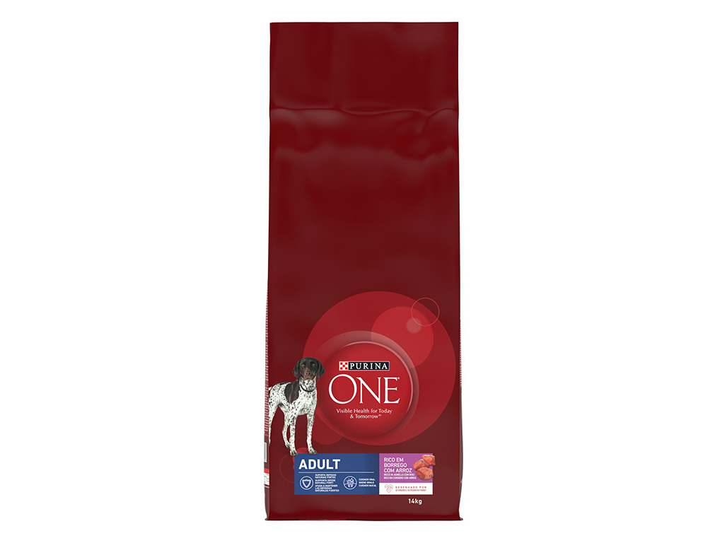 RAÇÃO PARA CÃO PURINA ONE ADULTO COM BORREGO E ARROZ 14KG