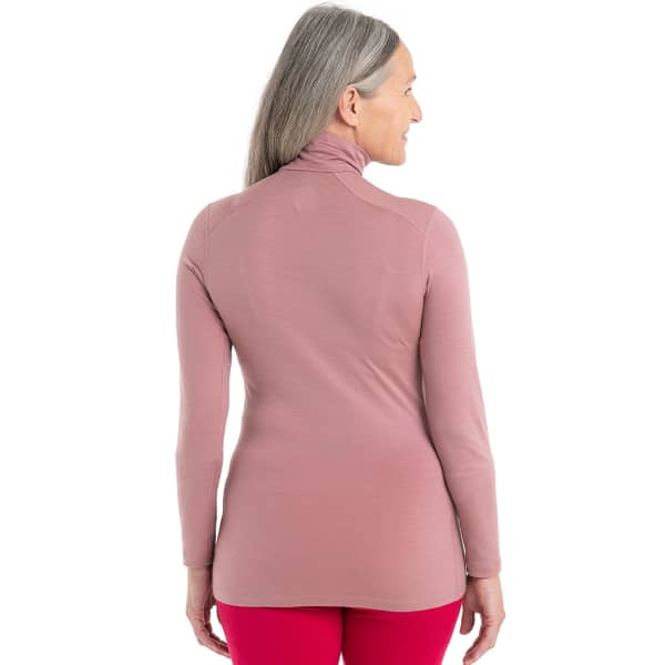 T-shirt thermique ICEBREAKER W 200 OASIS LS HALF ZIP CRYSTAL