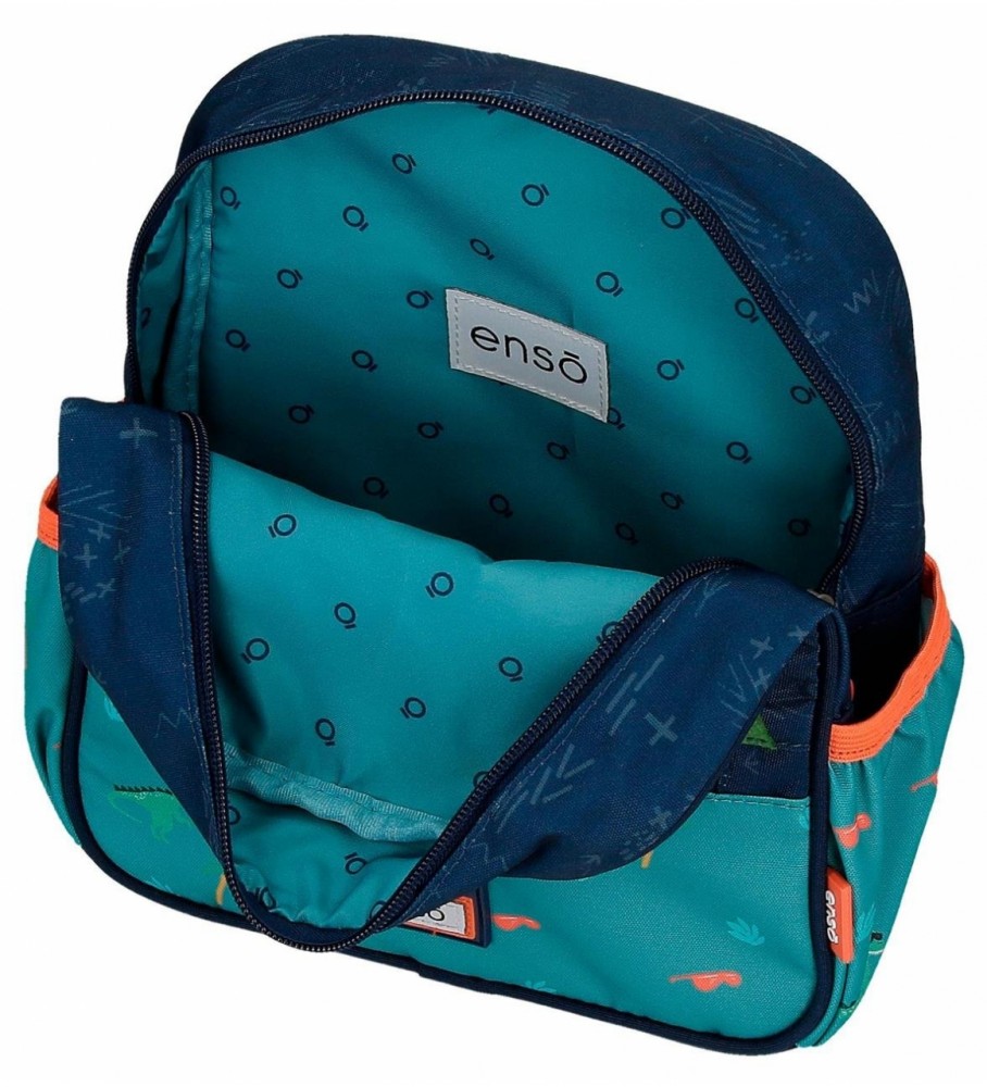 Mochila pequena Enso Enso Dino Artist com rodas