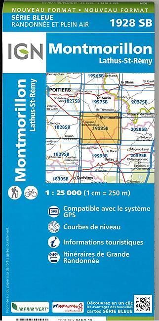 IGN - 1928 SB MONTMORILLON 1 25 000