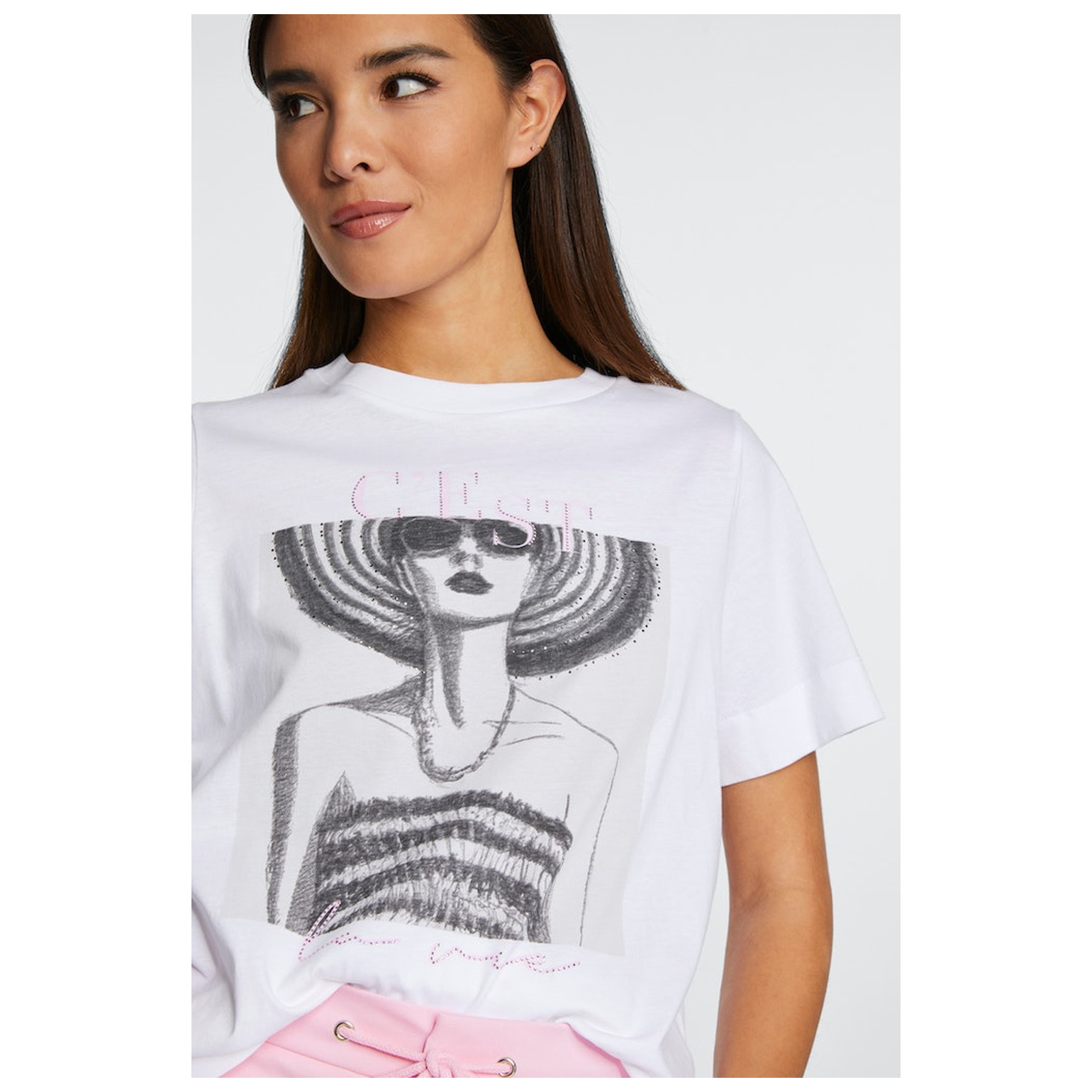 Rich & Royal T-Shirt with woman C'est la vi