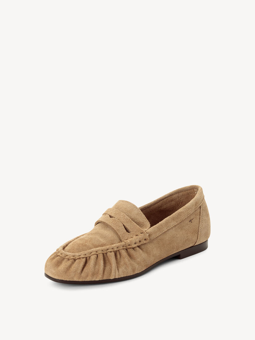 Leren Mocassin - beige