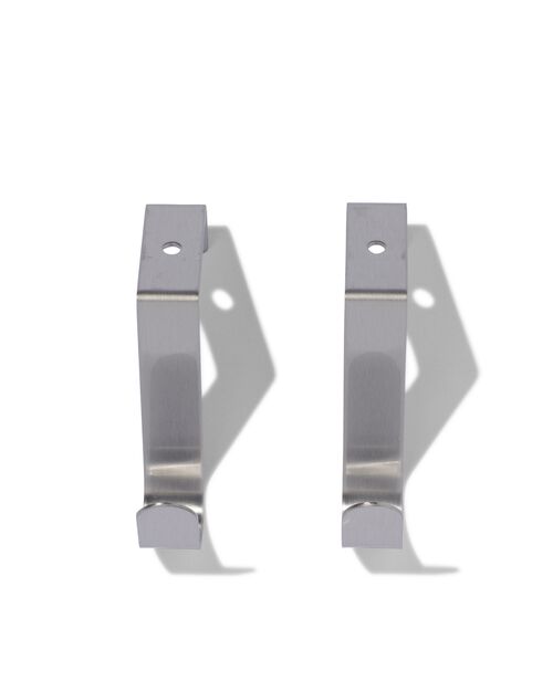 2 crochets de porte inox
