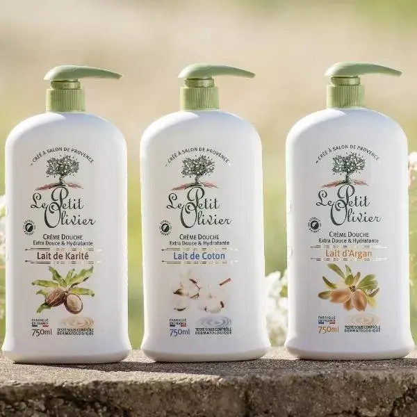 Le Petit Olivier - Creme de Banho Extra Suave - Leite de Argan - Sem Sabão 750ml