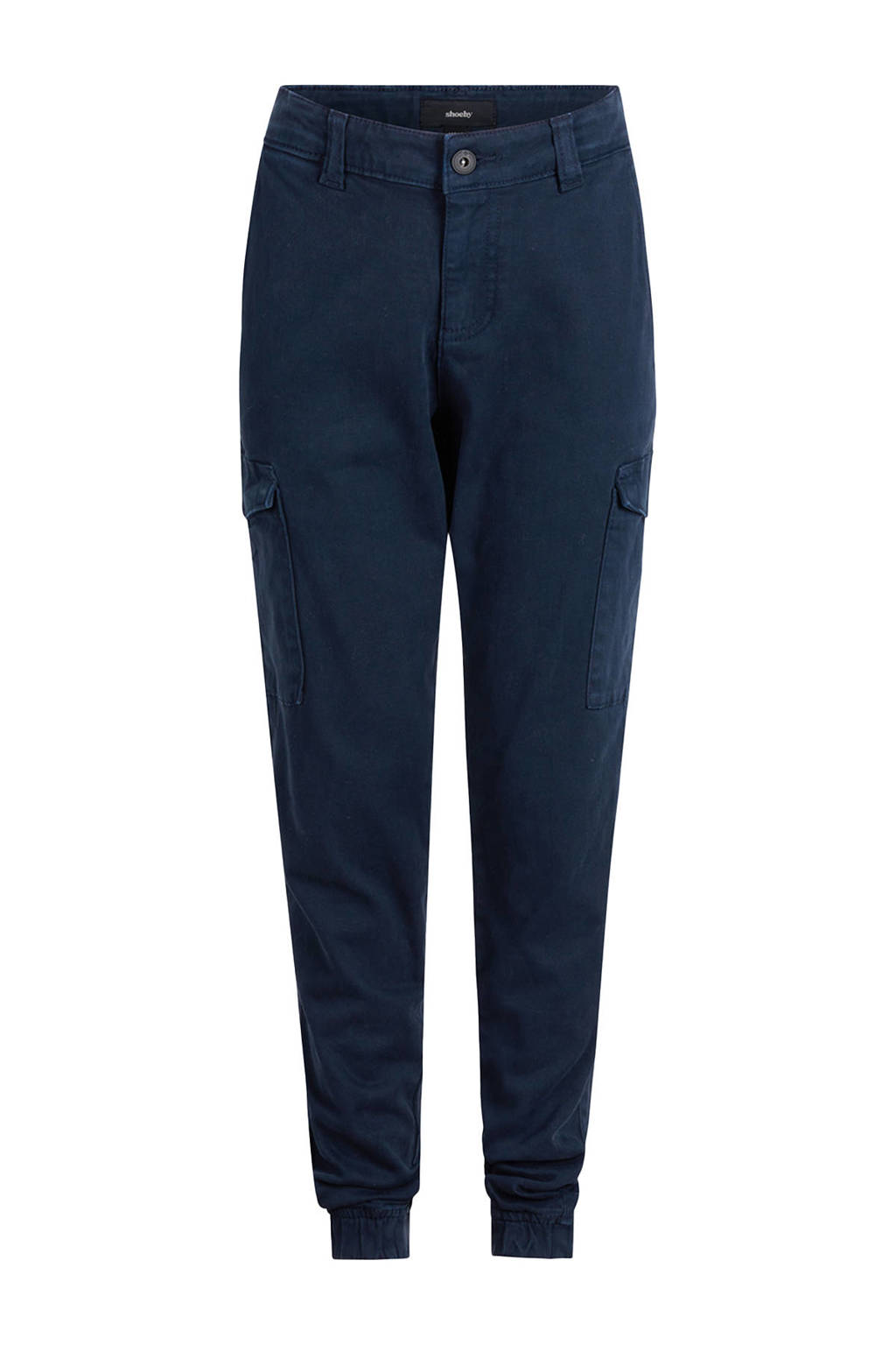 Shoeby regular fit broek donkerblauw