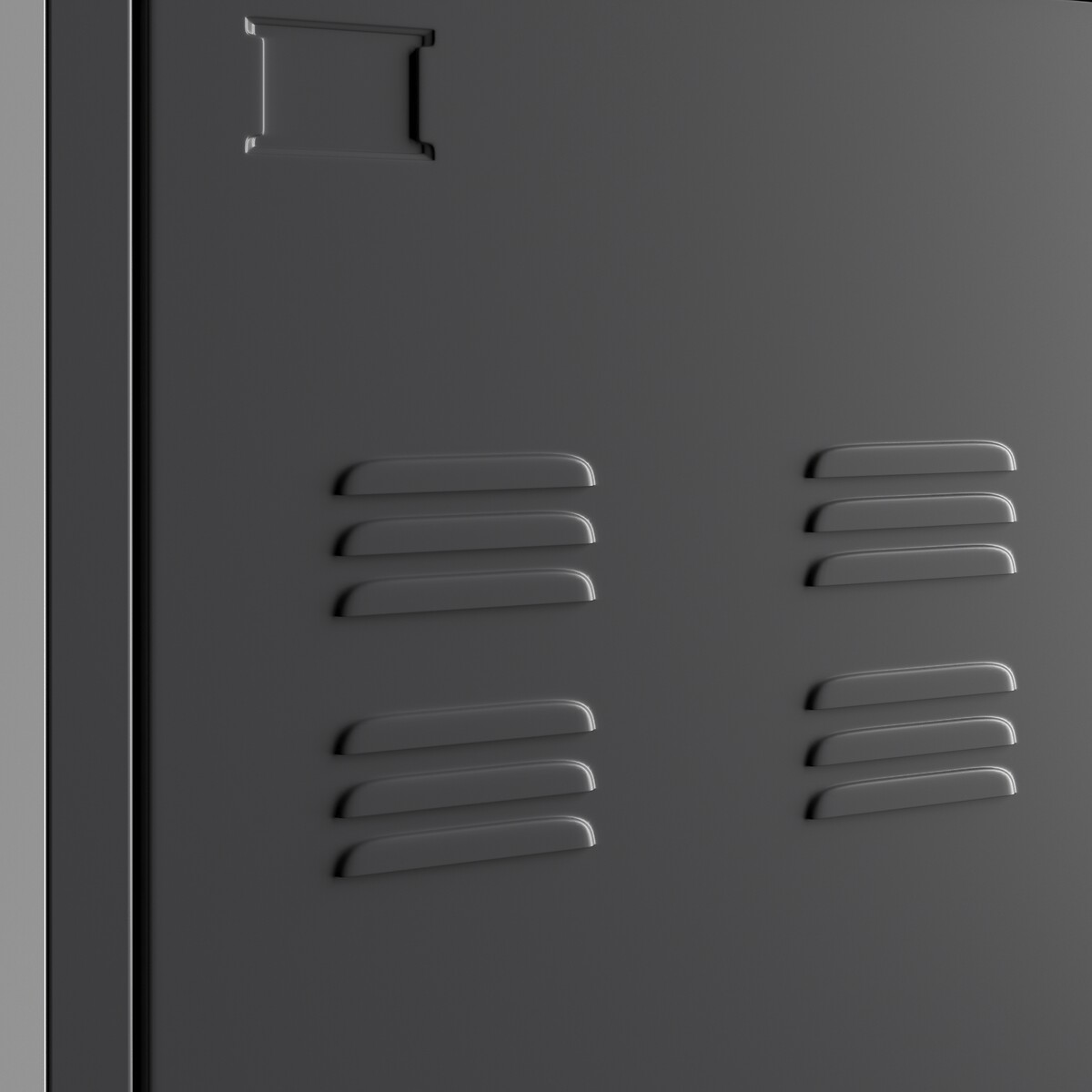 LA REDOUTE INTERIORS<br>Guarda-roupa de metal, 1 porta, Hiba