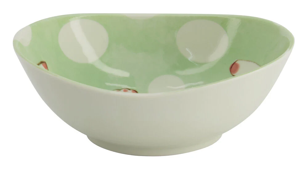 Tokyo Design Studio  Neko Maruke Cat skål, grøn - 330 ml