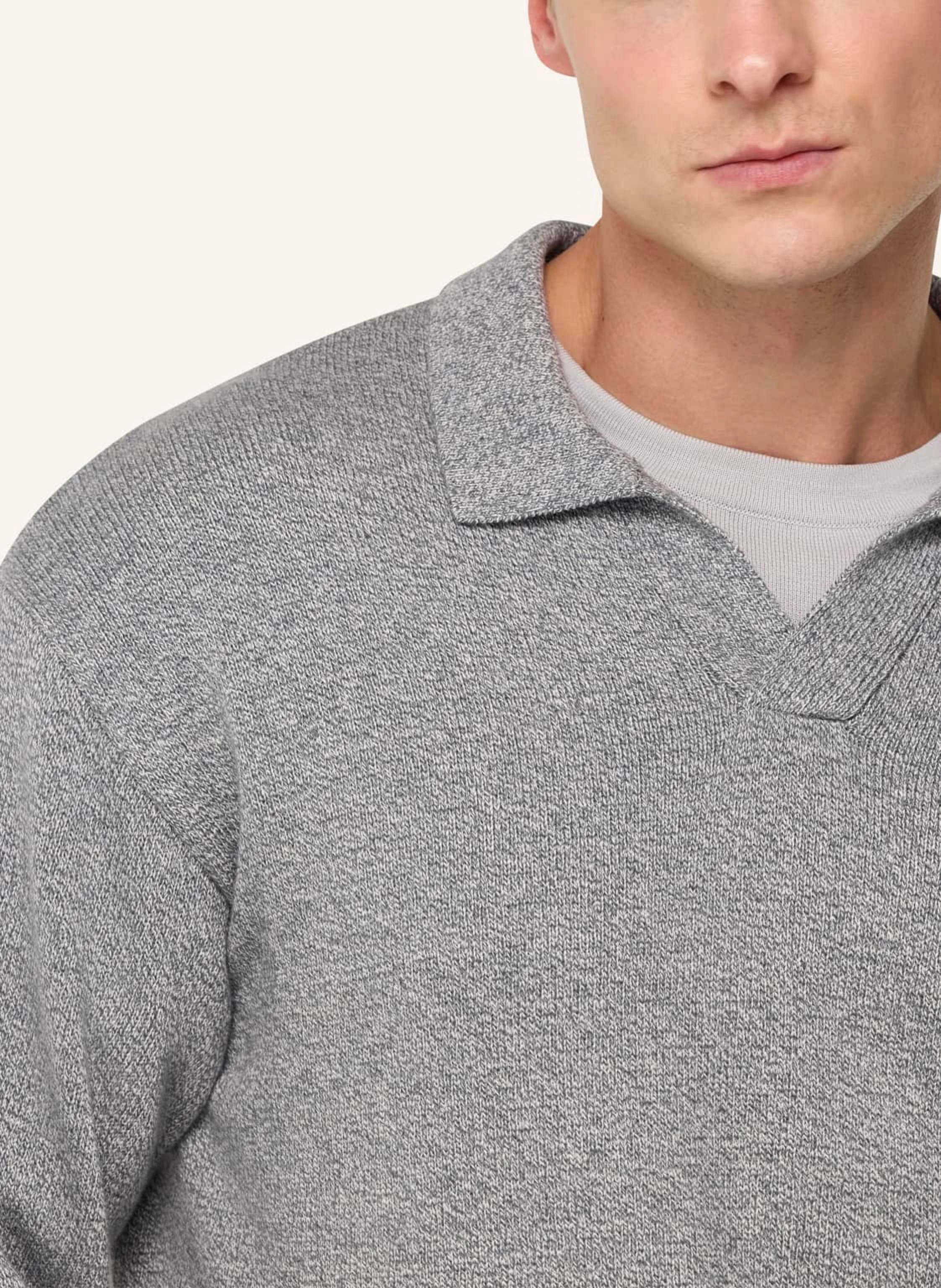 BOGGI MILANO Strick-Poloshirt