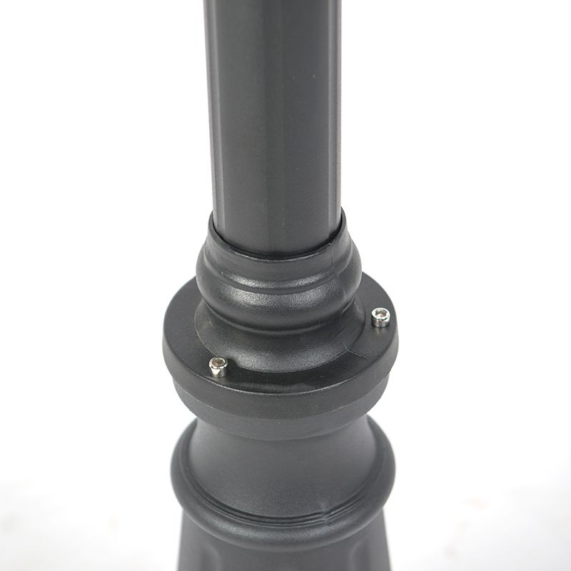 Landelijke buitenlamp zwart 3-lichts IP44 - Guardado