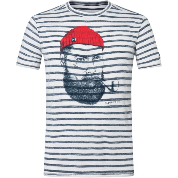T-shirt SUPER.NATURAL M SN SAILOR STRIPE TEE STRIPE/BLUEBERRY/HIGH RISK RED