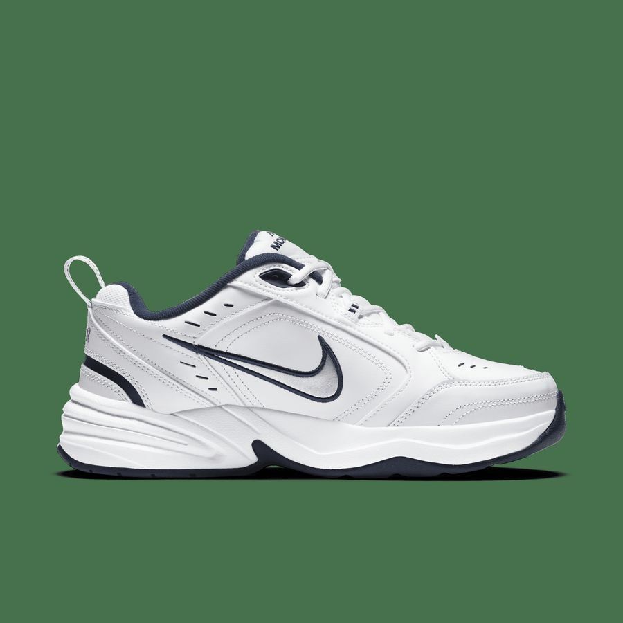 Nike Air Monarch IV Men's Workout S WHITE/METALLIC SILVER