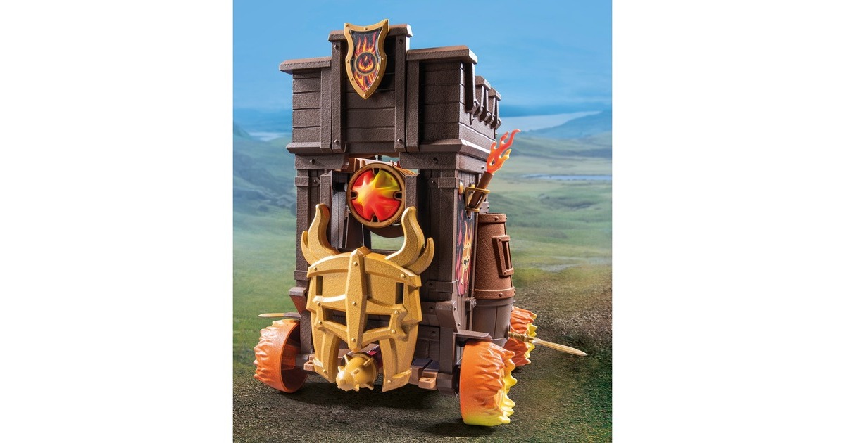 PLAYMOBILNovelmore - Burnham Raiders Strijdwagen met Vuurkanon Constructiespeelgoed  (71643)