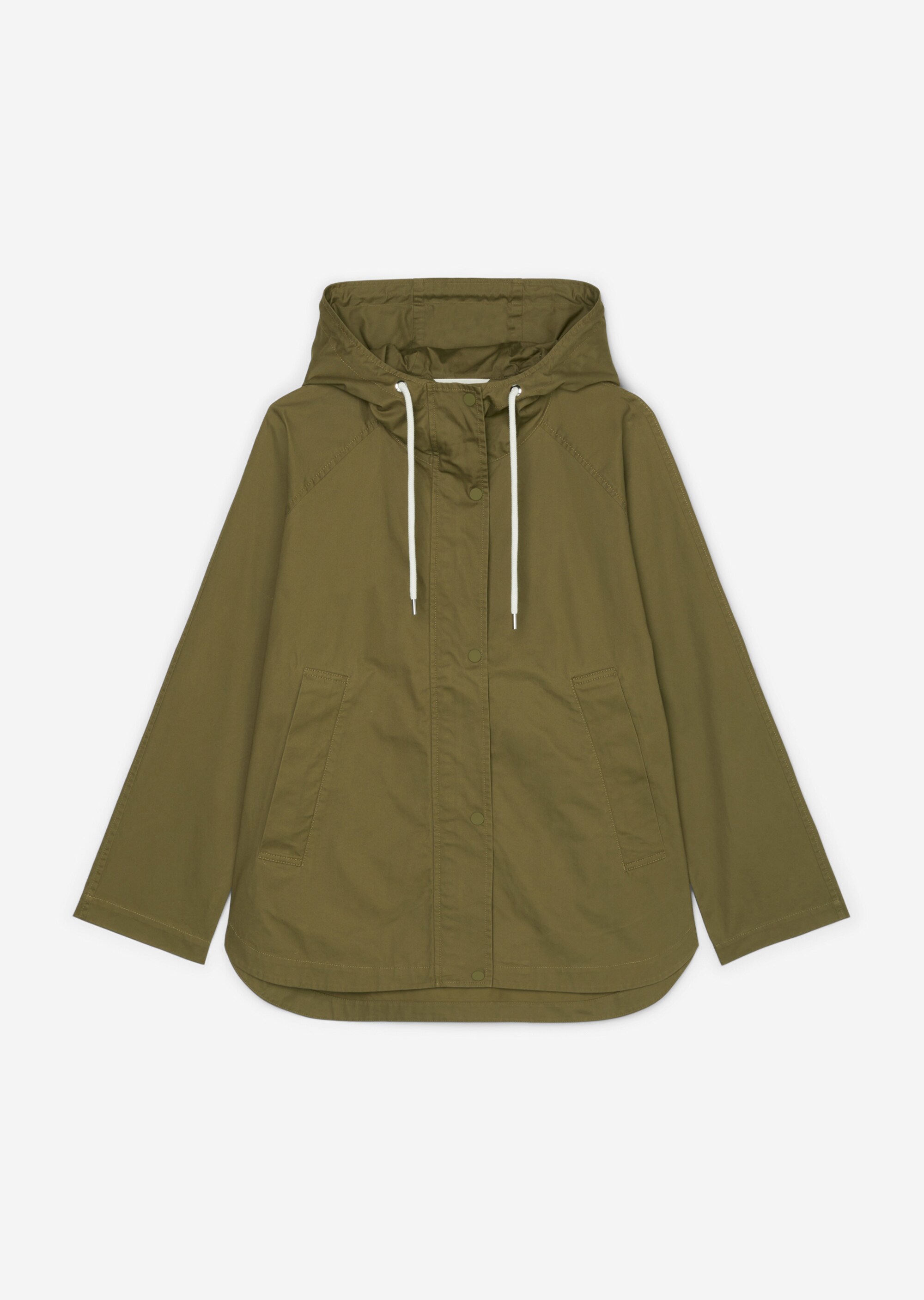 Jacke im Cape-Stil relaxedaus Organic Cotton-Twill