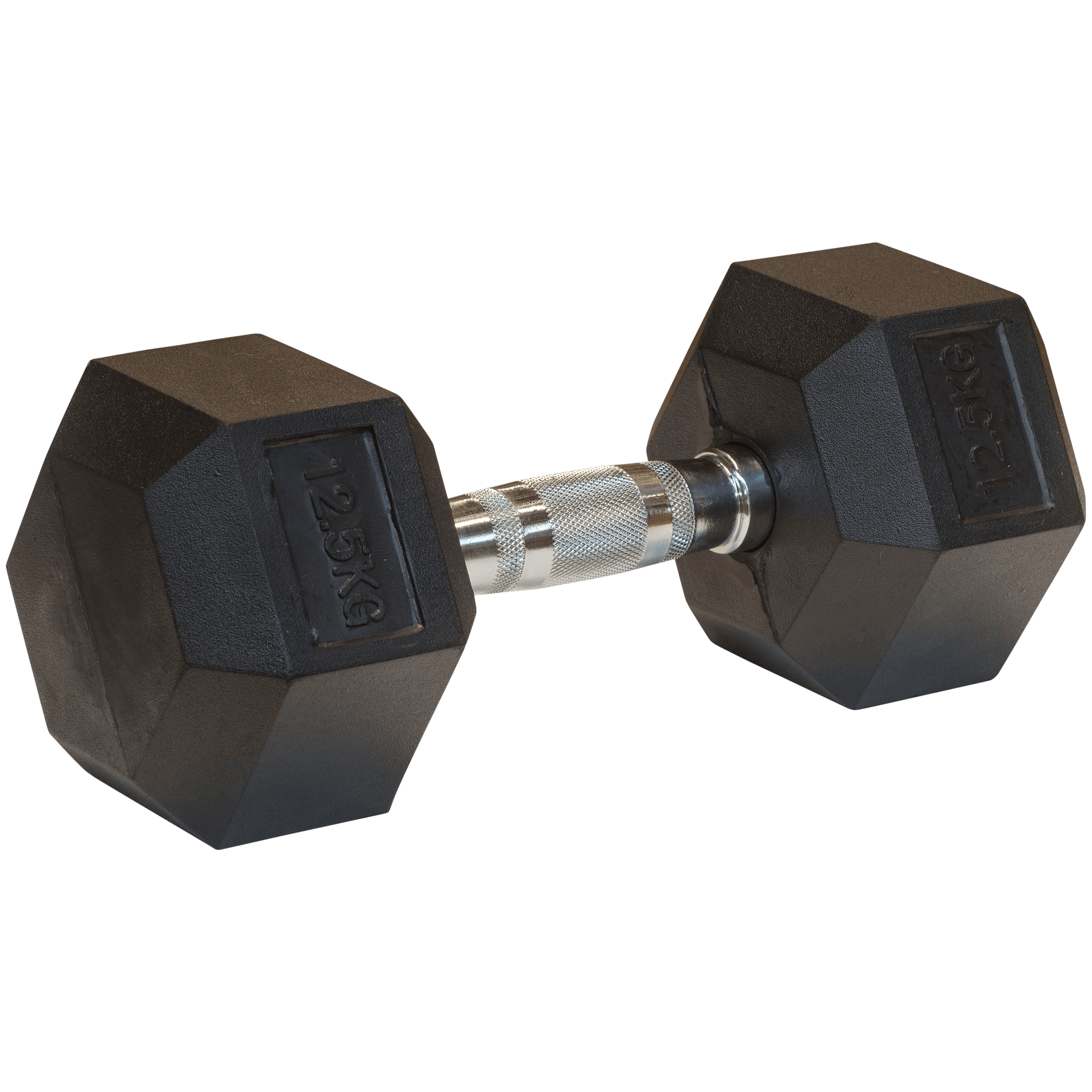 Ox Hex rubber dumbbell 12.5kg - Vekter