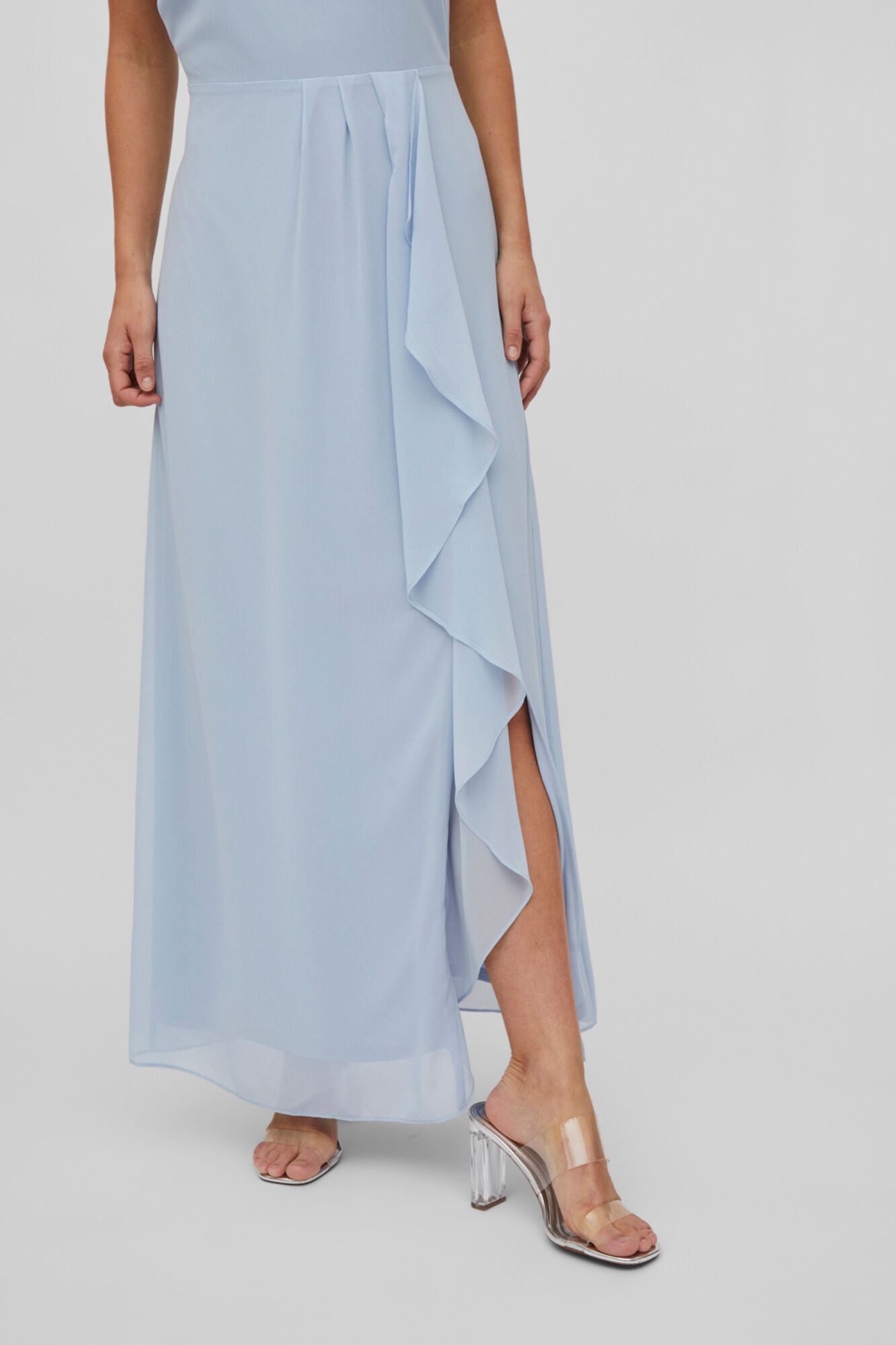 Vestido com decote halter
