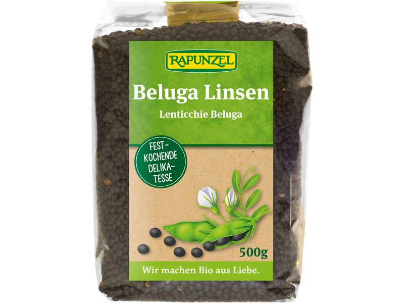 Rapunzel Bio Beluga Linsen 500 g Bio Linsen Beluga