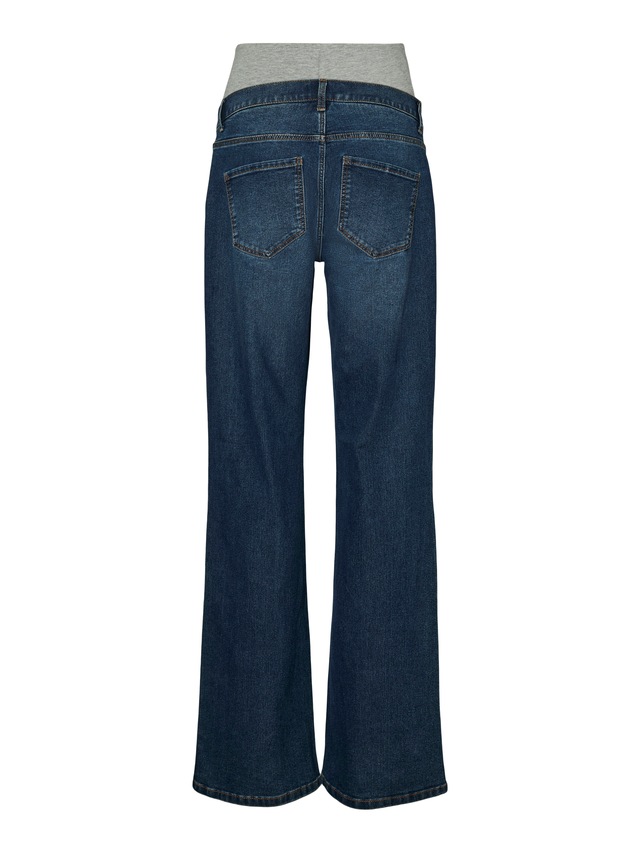 Mamalicious Umstandsjeans »MLEDINA FLARED DB JEANS NOOS«