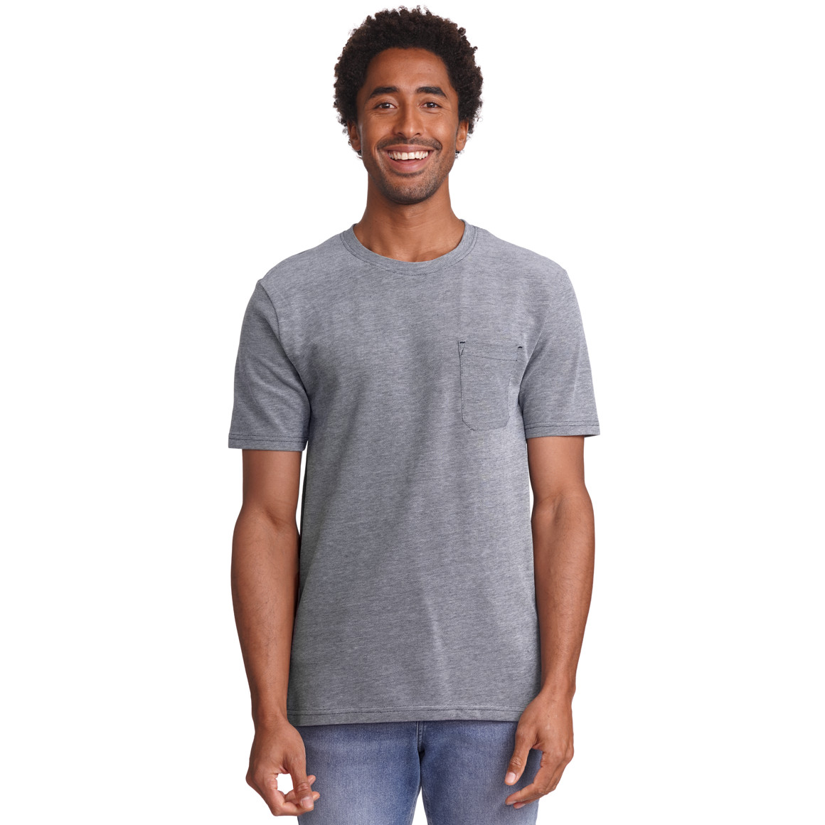VanVaan Herren T-Shirt in Piqué-Qualität dunkelblau