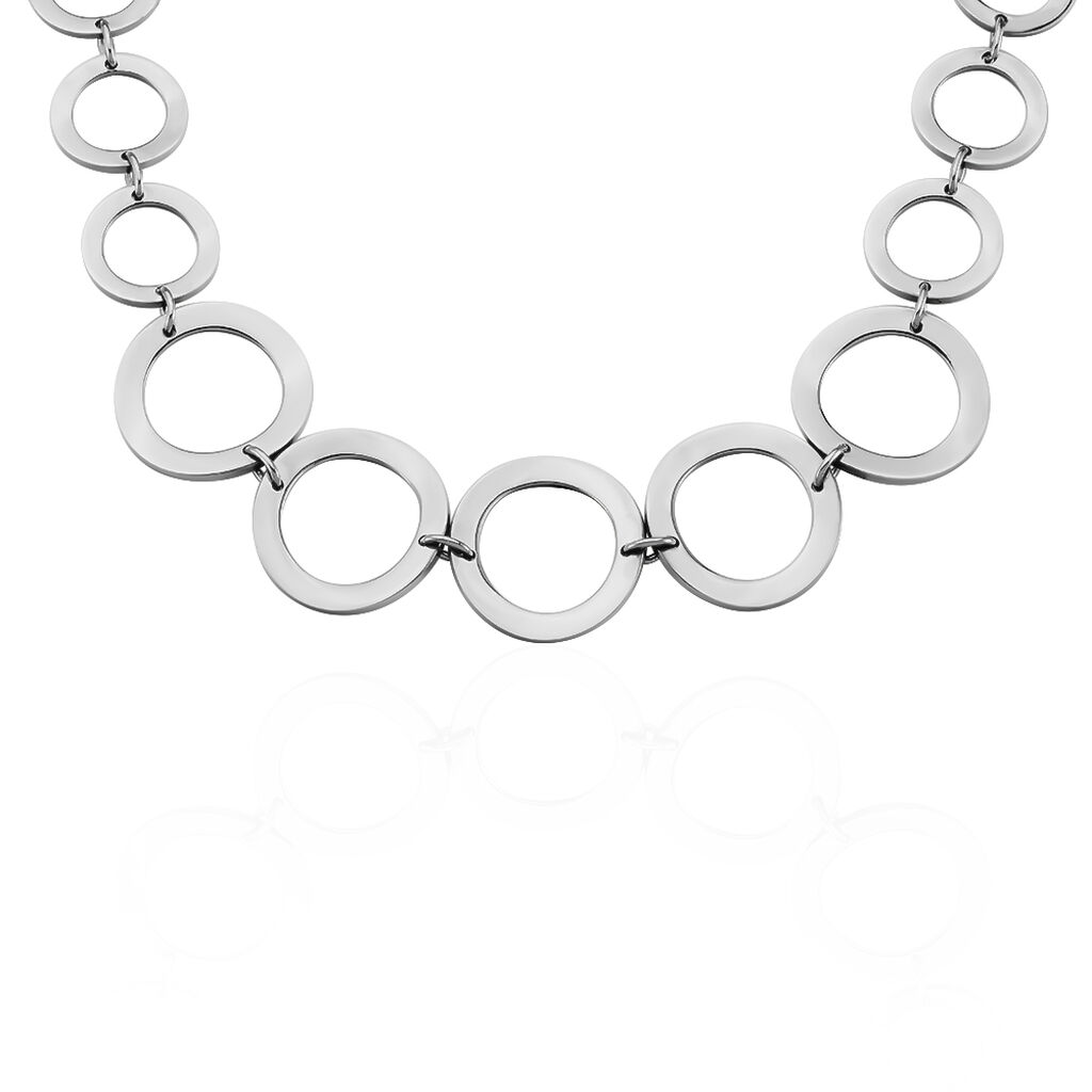 Collier Reyhana Acier Blanc