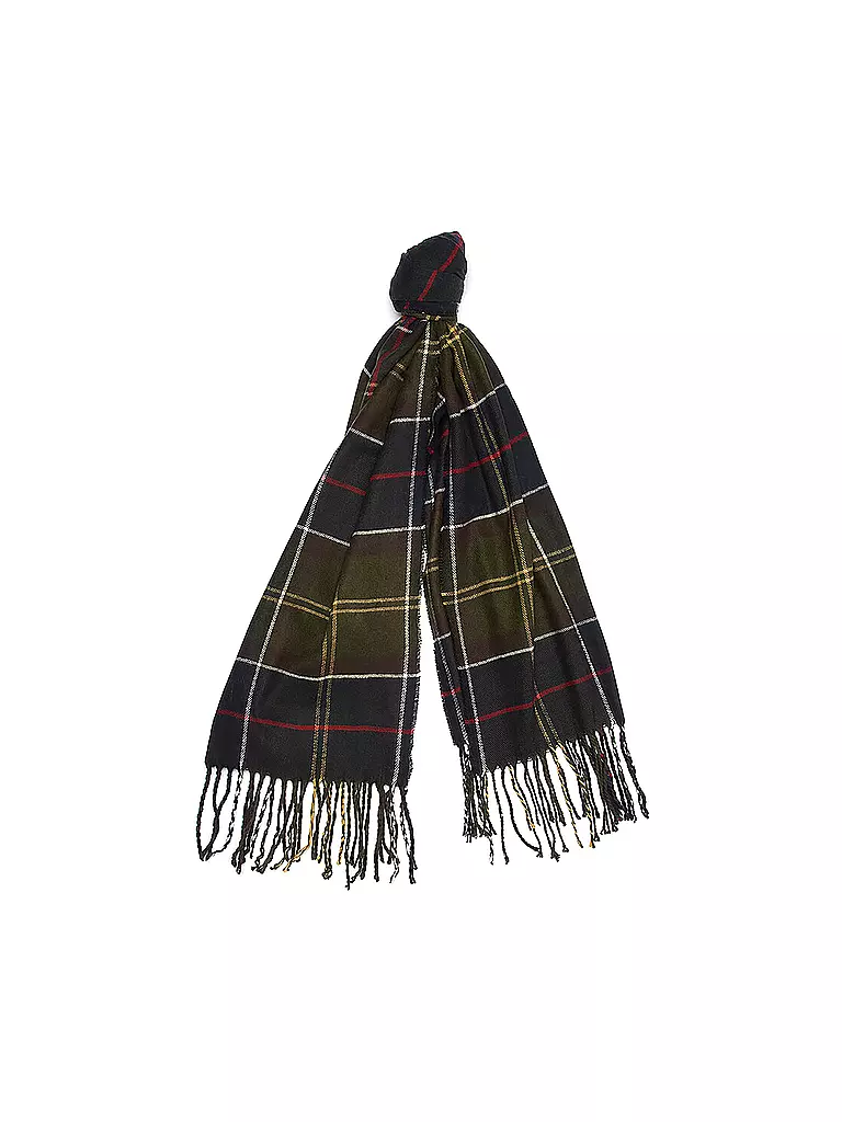 BARBOUR Geschenkset Beanie und Schal DOVER dunkelgrün