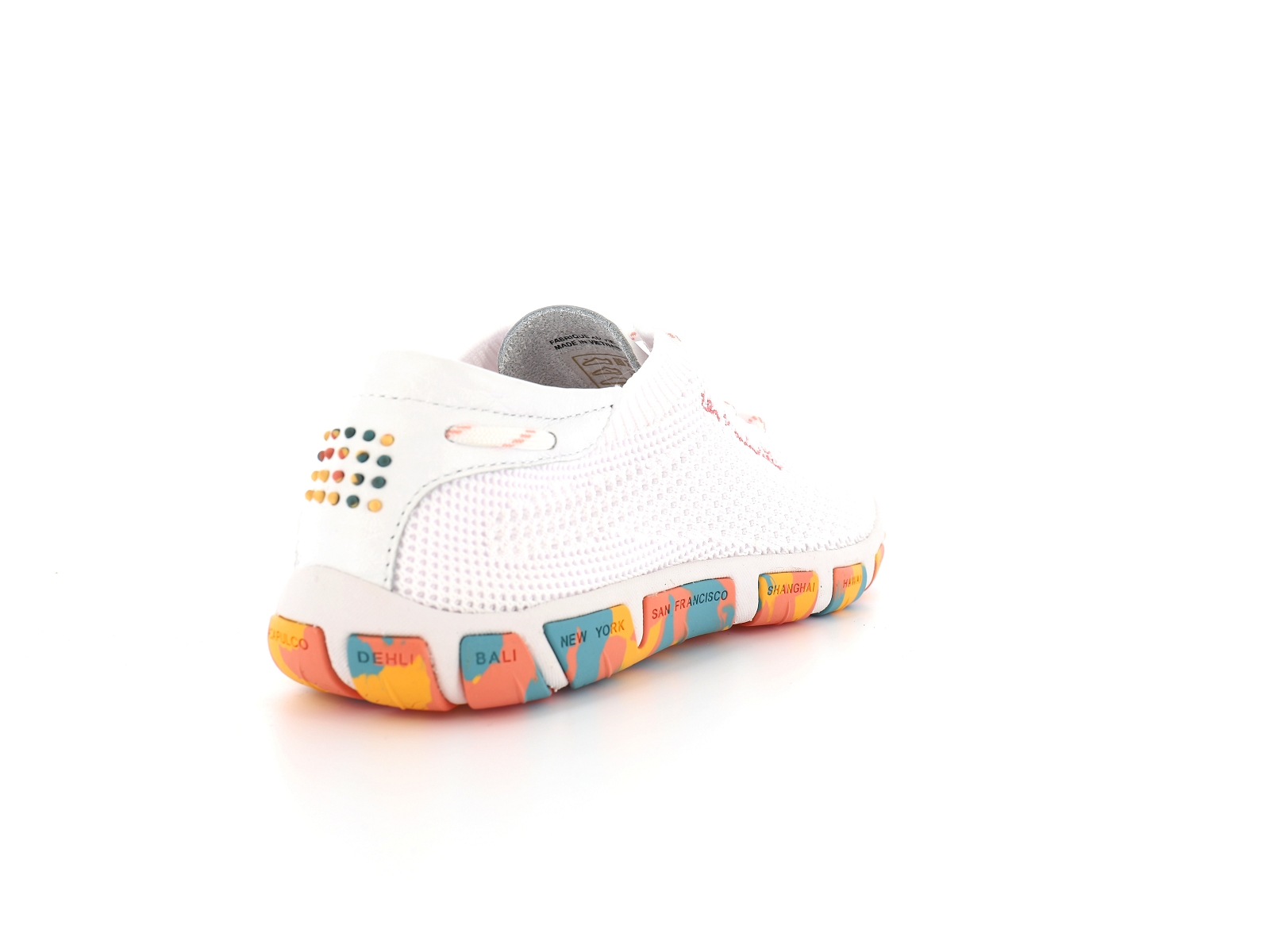 Tbs-JAZARIA Textile Blanc Orange