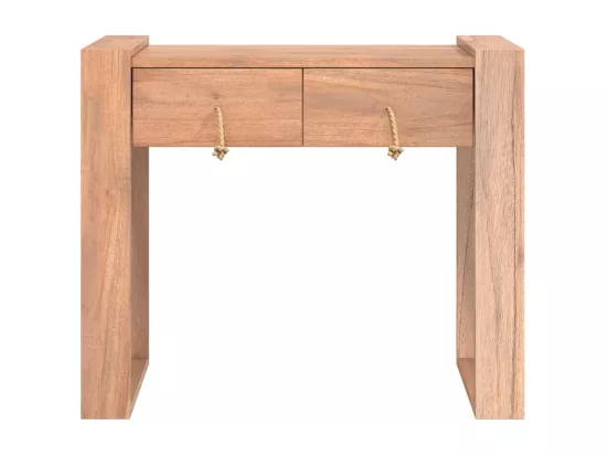 Table console 90x35x75 cm Bois de teck solide