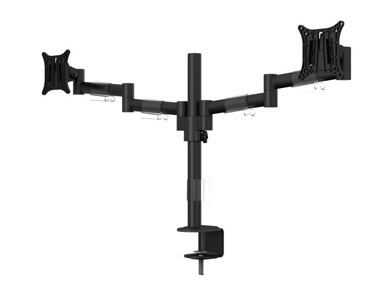 Multibrackets Tischhalterung Officeline Dual bis 8 kg – Sch M VESA-Halterung für zwei Bildschirme