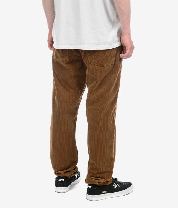 Carhartt WIP Newel Pant Coventry Hose (deep h brown rinsed)