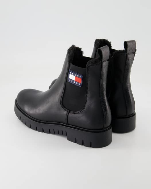 Tommy Hilfiger Jeans TJW Chelsea Boot WL Chelsea Boots in Schwarz