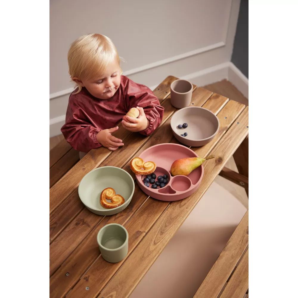 Filibabba Silikone skål 2 pak - Green