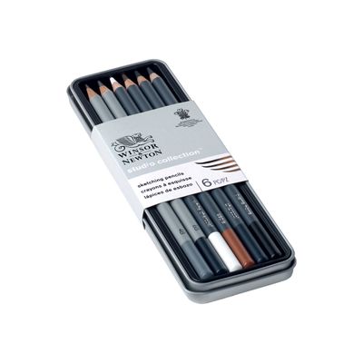 Winsor & Newton Studio Collection - Pack de 6 crayons esquisse
