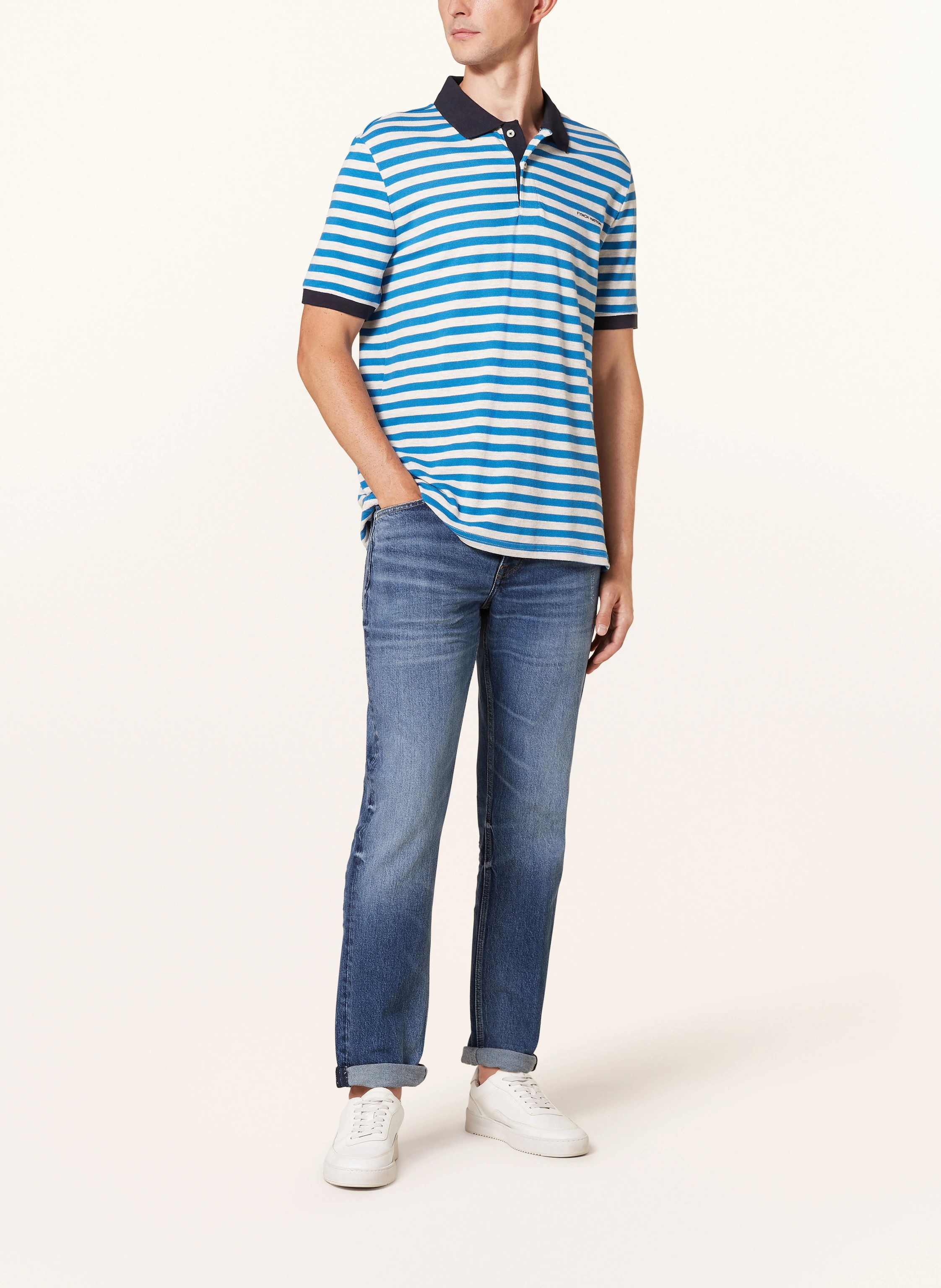 FYNCH-HATTON Piqué-Poloshirt