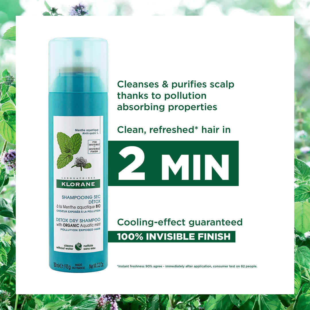 KLORANE  Champô Seco Detox Com Menta - 150ml